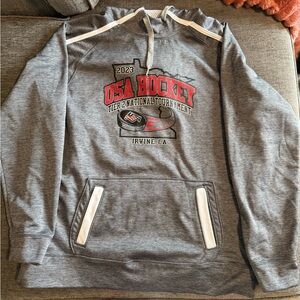 Augusta Sportswear Gray USA Hockey Hoodie